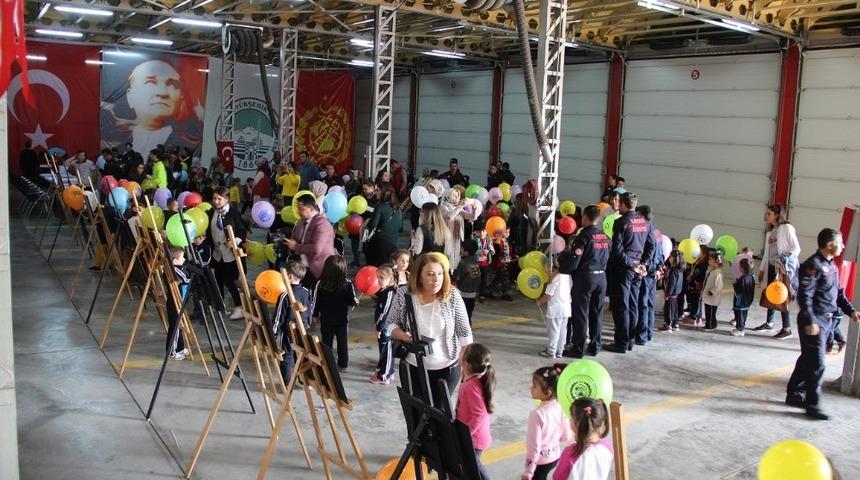 B&uuml;y&uuml;kşehir Belediyesi İtfaiye Teşkilatı tarafından d&uuml;zenlenen resim yarışması sonu&ccedil;landı