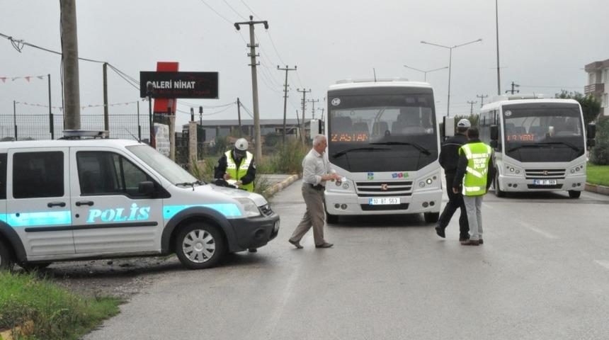 G&ouml;nen&rsquo;de trafik uygulaması