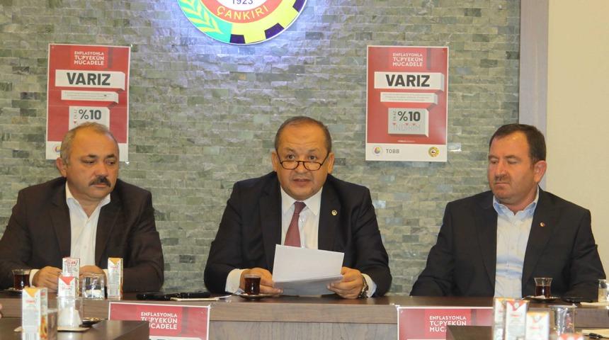 Çankırı'dan Enflasyonla Topyekun Mücadele Programı'na destek geldi