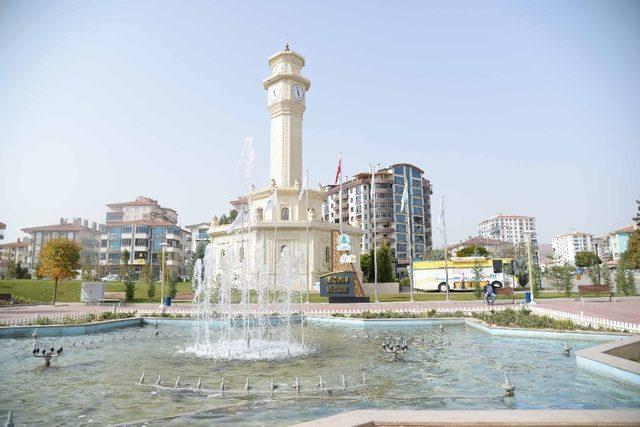 Pursaklar&rsquo;da &ccedil;i&ccedil;ekler toprakla buluştu 2