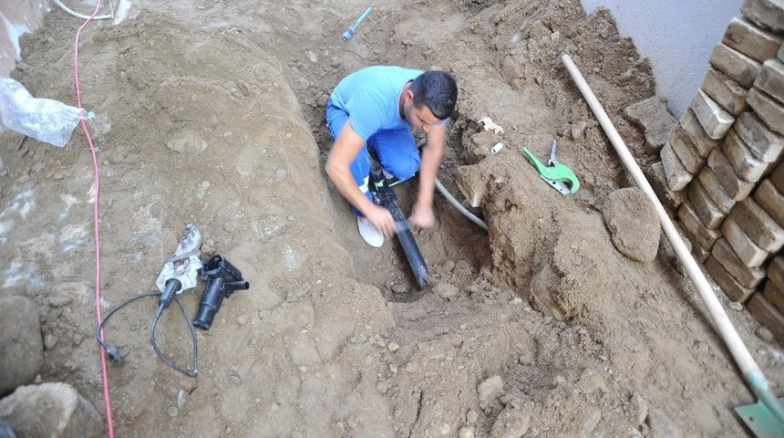 Pınarbaşı&rsquo;nda i&ccedil;me suyu hattı yenilendi