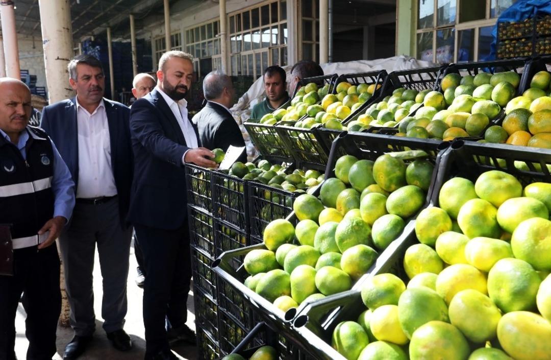 Sebze ve meyve halinde denetim