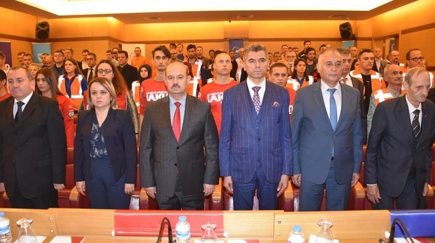 Afet g&ouml;n&uuml;ll&uuml;leri sertifikalarını aldı