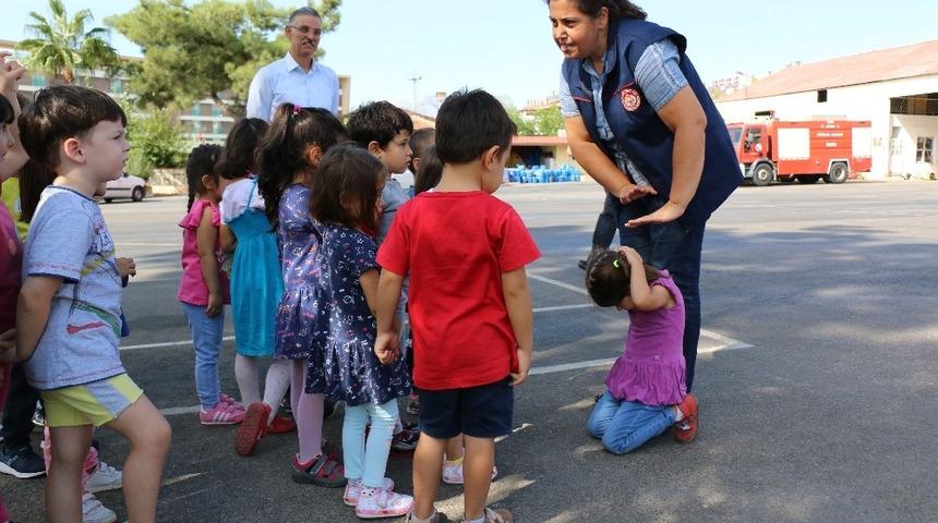 B&uuml;y&uuml;kşehir&rsquo;in minik itfaiyecileri