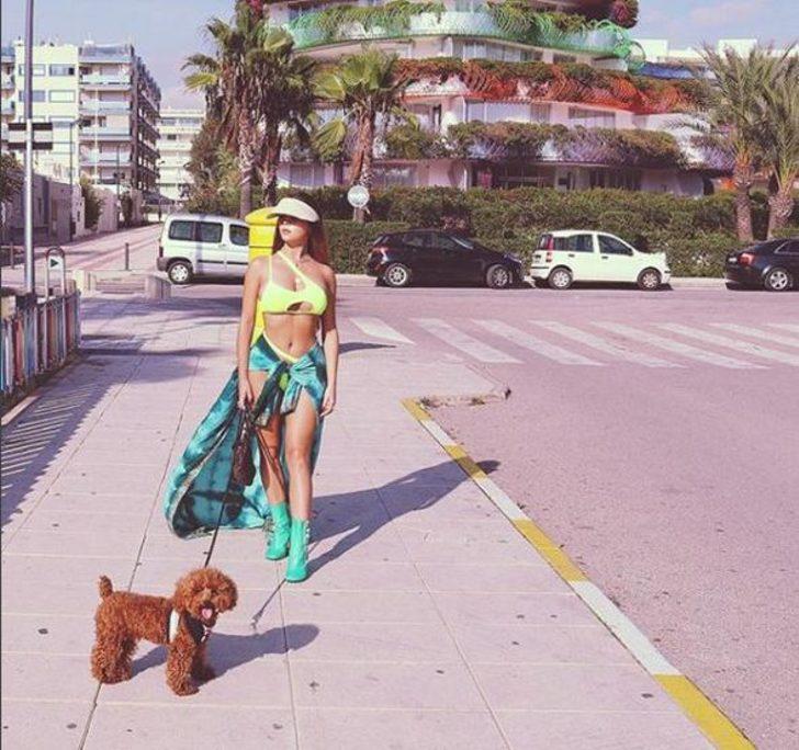 Demi Rose'un en iyi dostu Teddy  G1