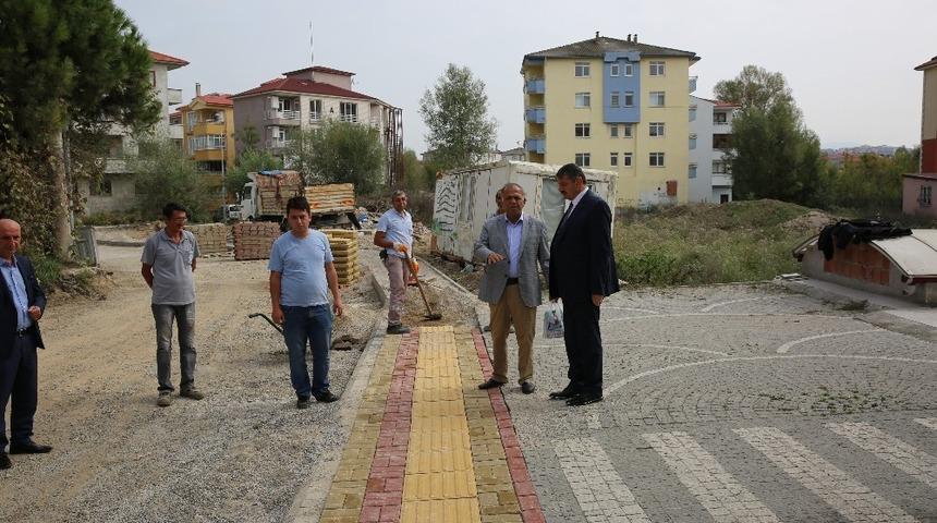 Başkan akın incelemelerde bulundu