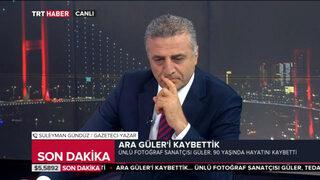 TRT sunucusu ekranda beliren yazıyı görünce yıkıldı