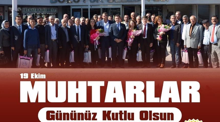 Başkan Bakıcı Muhtarlar G&uuml;n&uuml;&rsquo;n&uuml; kutladı