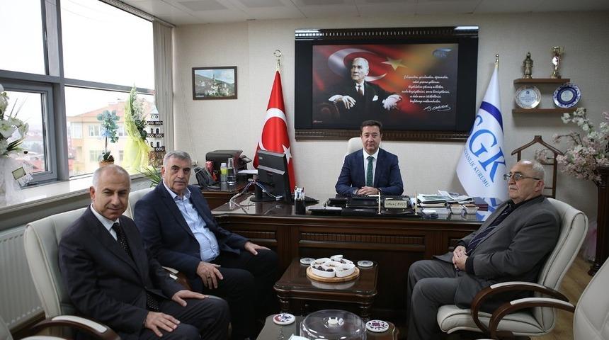 Başkan To&ccedil;oğlu&rsquo;dan İŞKUR ve SGK İl M&uuml;d&uuml;rl&uuml;ğ&uuml;&rsquo;ne ziyaret