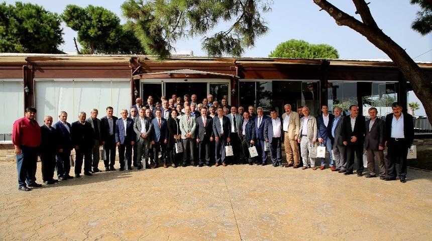Başkanlar muhtarları ağırladı