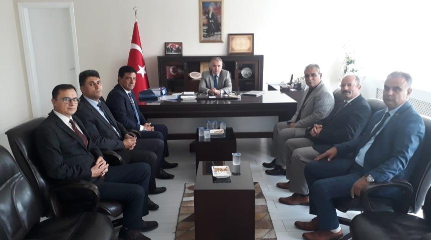 T&uuml;rk Eğitim-Sen&rsquo;den Kaymakam Duru&rsquo;ya ziyaret