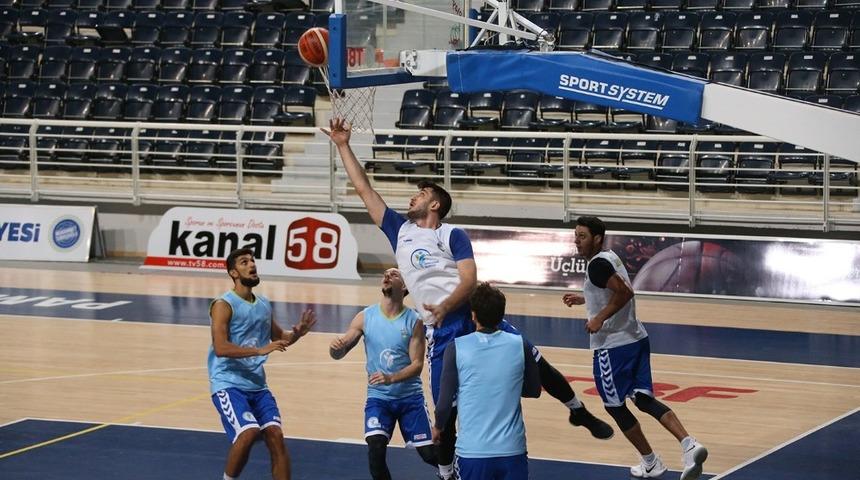 Denizli Basket Kepez ma&ccedil;ı &ouml;ncesi son hazırlıklarını yaptı