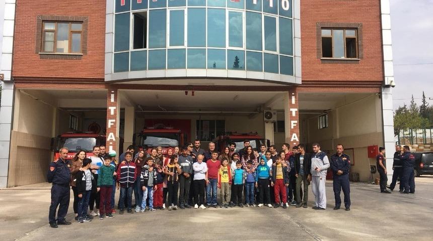 &Ouml;zel &Ouml;ğrencilere İtfaiye tanıtıldı