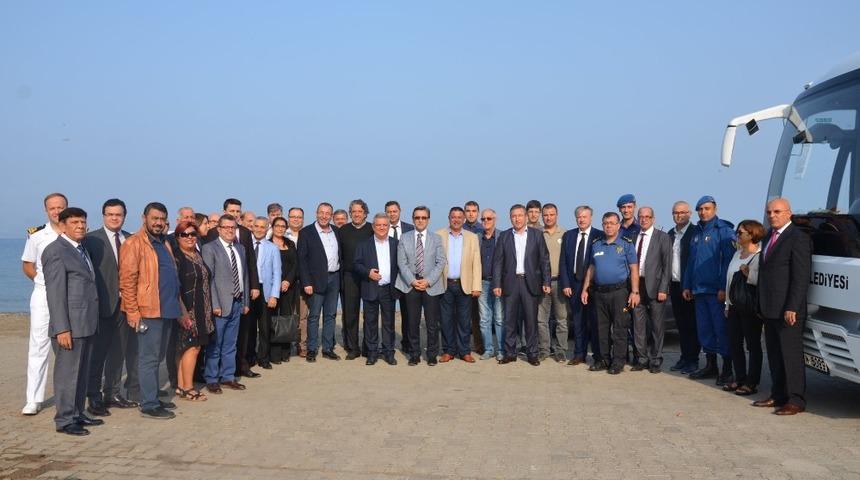 Kaymakam Yücel, ilçe idare kurulu üyeleriyle tanıştı