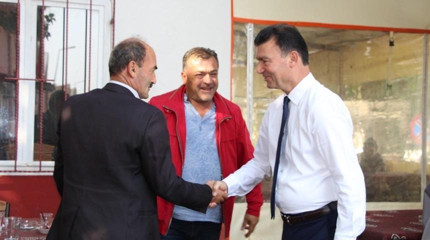 &Uuml;mmet Akın il&ccedil;e ziyaretlerine Sultanhisar&rsquo;da devam etti