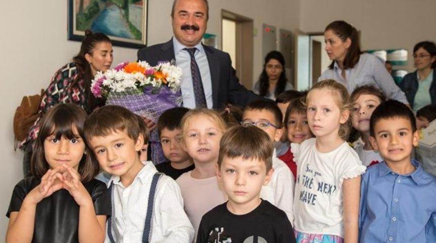 Anaokulundan rekt&ouml;re ziyarete geldiler