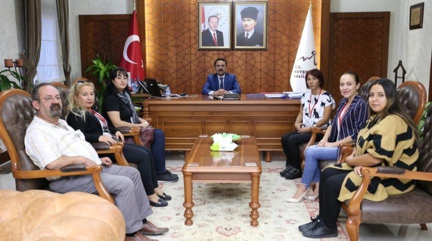 Hayvanları Koruma Derneği Vali Aktaş&rsquo;ı ziyaret etti