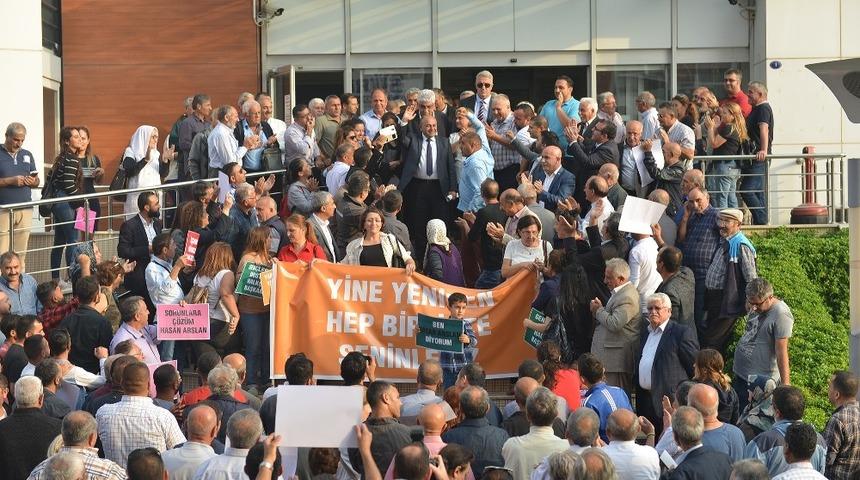 Başkan Arslan&rsquo;dan miting gibi aday adaylık başvurusu