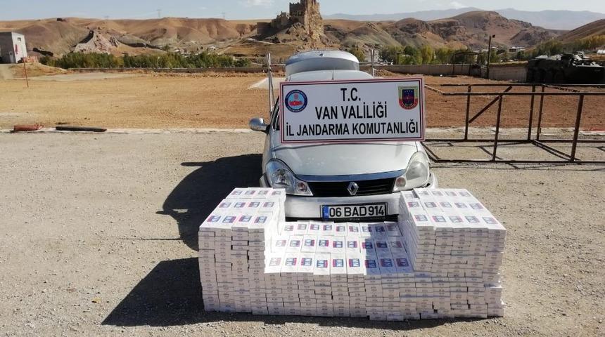 Van’da 8 bin paket kaçak sigara ele geçirildi