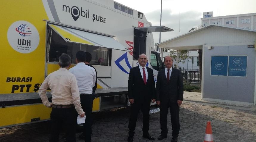 Mobil PTT aracı SGK İl M&uuml;d&uuml;rl&uuml;ğ&uuml;nde hizmet vermeye başladı