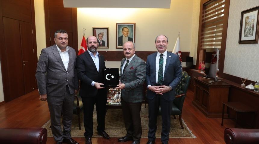 15 Temmuz Şehitleri ve Gazileri Derneği Vali &Ccedil;akacak&rsquo;ı ziyaret etti