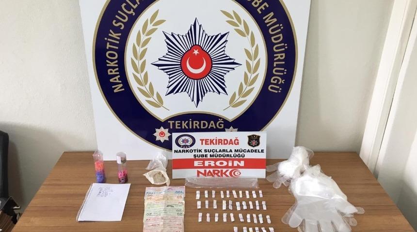 &Ccedil;orlu&rsquo;da satışa hazır uyuşturucu ele ge&ccedil;irildi