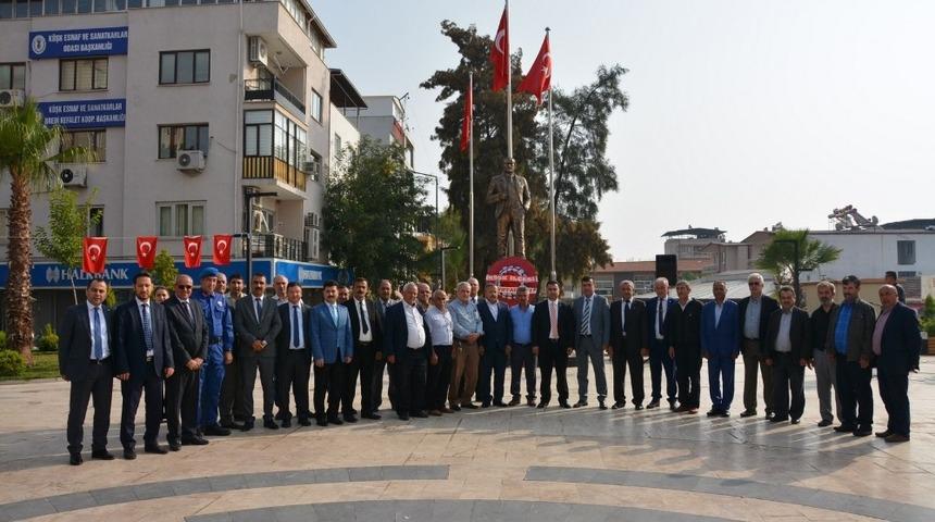 K&ouml;şk&rsquo;te muhtarlar g&uuml;n&uuml; kutlandı