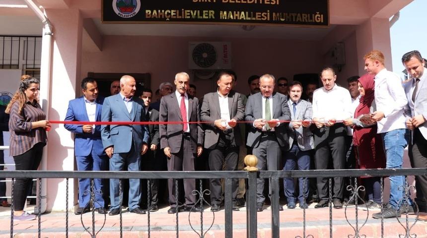 Siirt&rsquo;te Muhtar Evi hizmete girdi