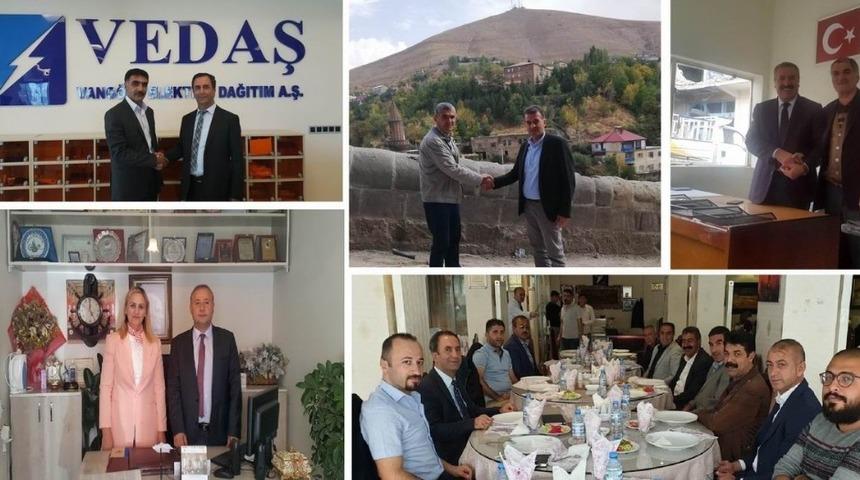 VEDAŞ heyetinden muhtarlara ziyaret