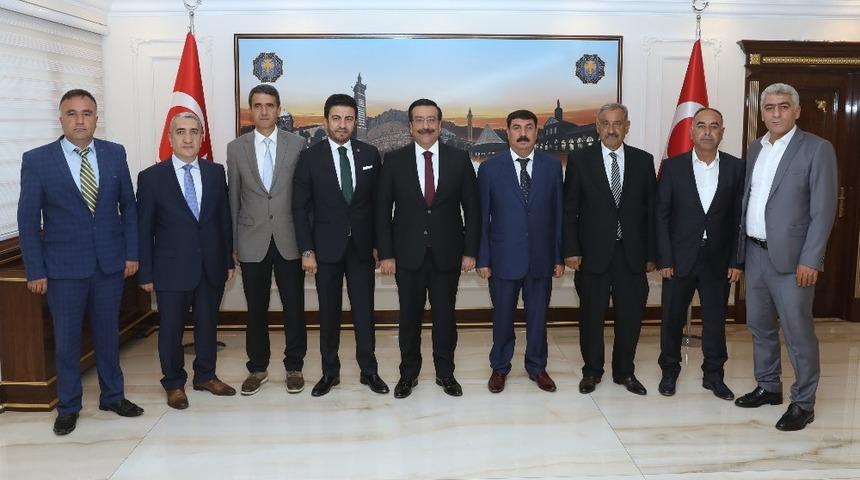 Muhtarlardan Başkan Atilla&rsquo;ya ziyaret