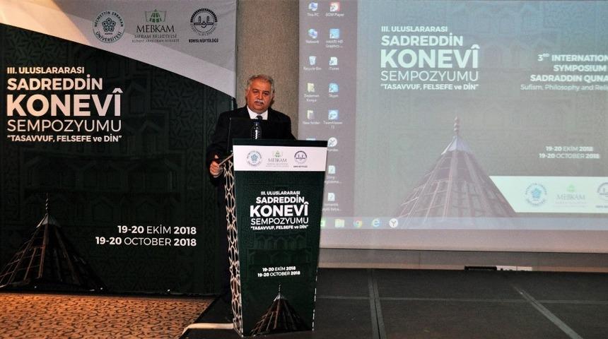 Konya&rsquo;da 3. Uluslararası Sadreddin Konevi Sempozyumu başladı