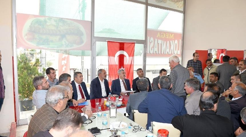 Başkan Polat esnaflarla bir araya gelmiş