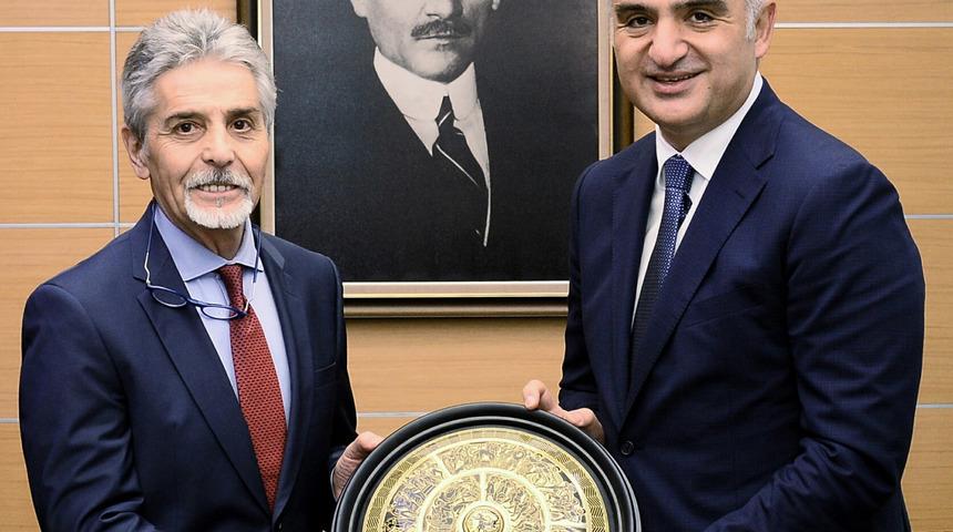 Kültür ve Turizm Bakanı Mehmet Ersoy’a TÖSHİD ziyareti