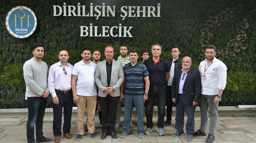 Almanya’dan gelen öğrenci heyetinden tarih ve kültür şehri Bilecik’e ziyaret