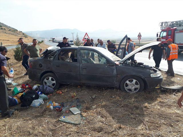 Kahramanmaraş'ta trafik kazası: 1 ölü, 6 yaralı<br />
