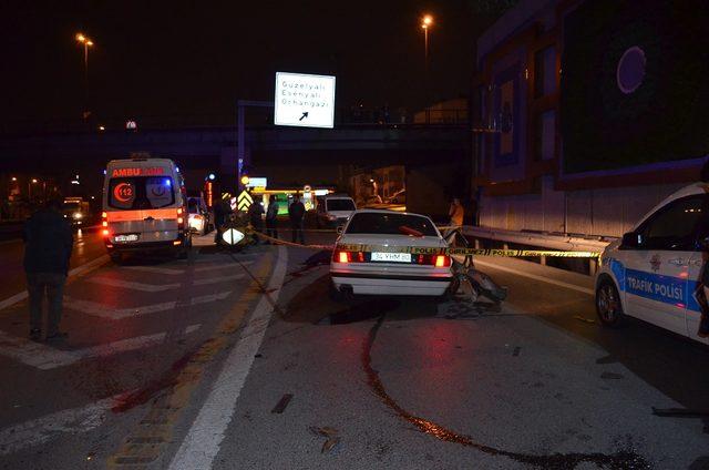 Pendik'te trafik kazası: 1 ölü