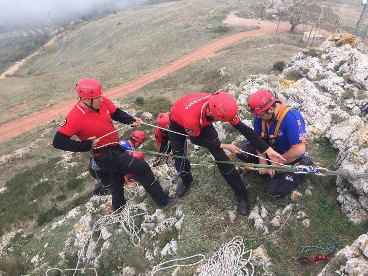 300 metre yükseklikte yürekleri ağza getiren tatbikat G2