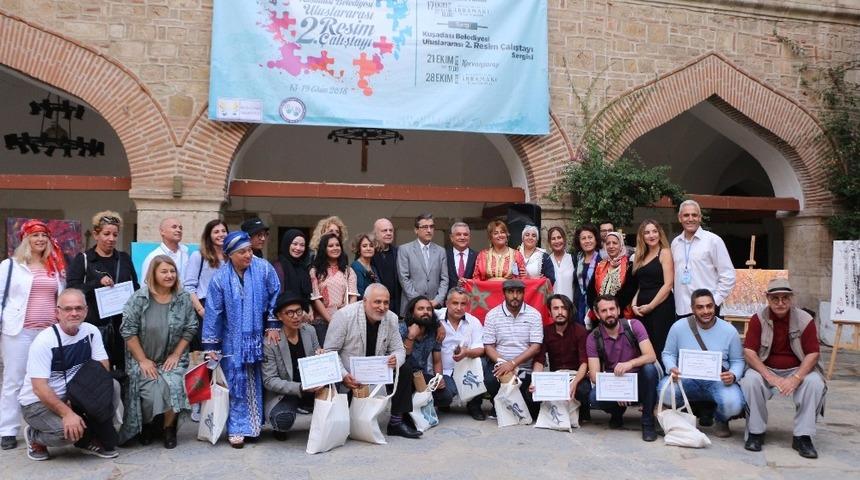 Kuşadası Belediyesi Uluslararası 2. Resim &Ccedil;alıştayı sona erdi