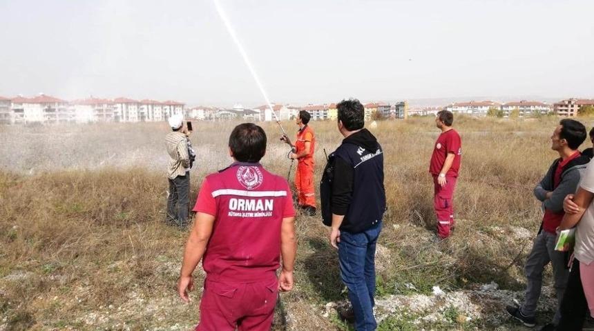 DP&Uuml; &ouml;ğrencilerine orman yangını eğitimi