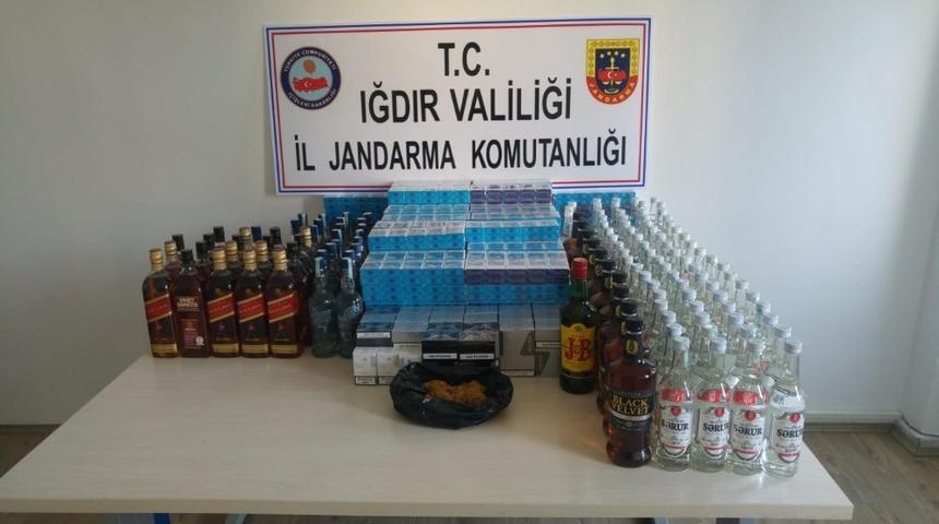 Iğdır&rsquo;da alkol ve sigara ka&ccedil;ak&ccedil;ılığı