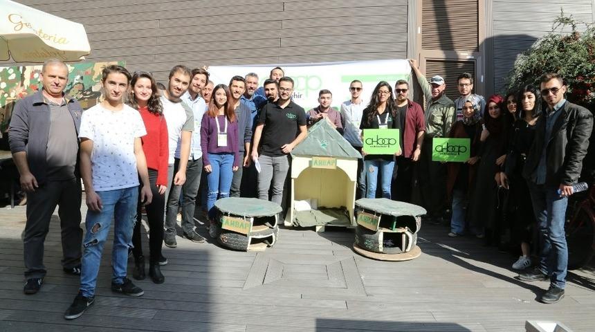 Odunpazarı ve Ahbap işbirliğiyle Hamamyolu&rsquo;na kedi evleri