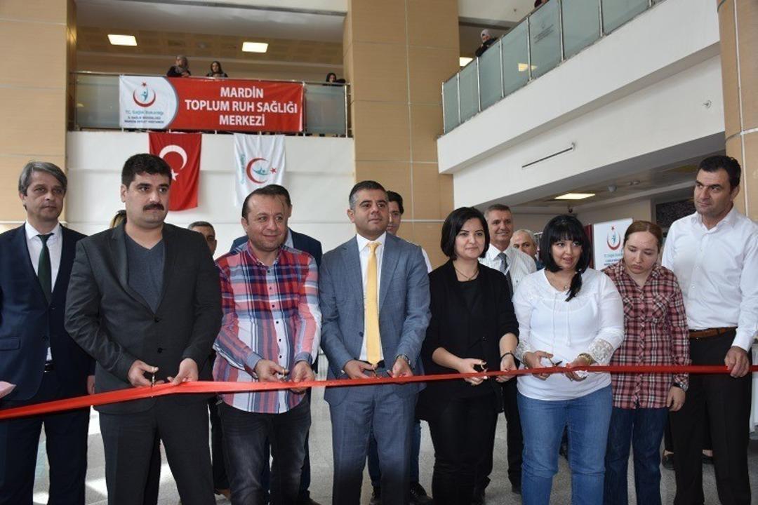 Mardin&rsquo;de psikiyatri hastalarının &uuml;r&uuml;nleri sergilendi