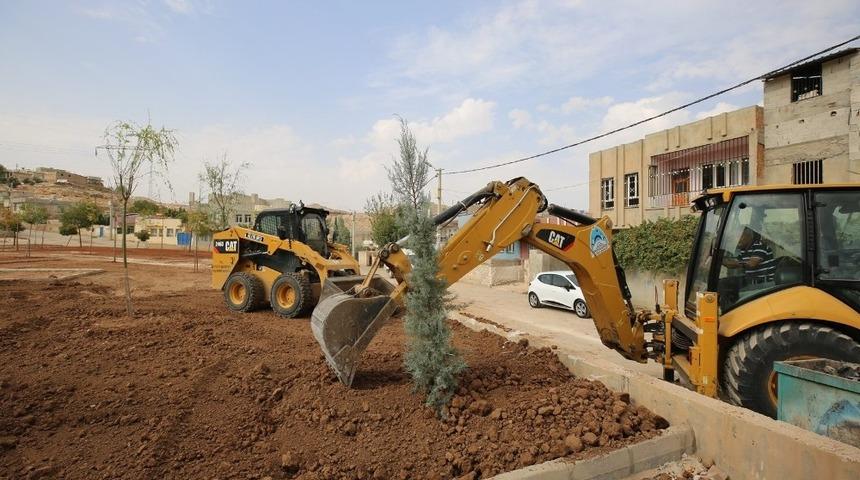 Eyy&uuml;biye&rsquo;de park yapım &ccedil;alışmaları s&uuml;r&uuml;yor