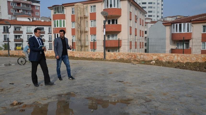 Başkan Yardımcısı Ay, &ccedil;alışmaları yerinde inceledi