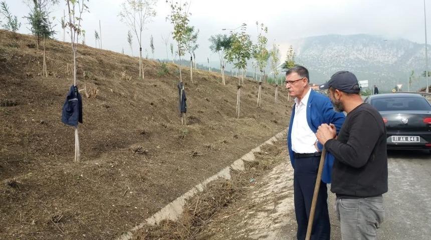 Vezirhan&rsquo;da ağa&ccedil;landırma &ccedil;alışmaları devam ediyor