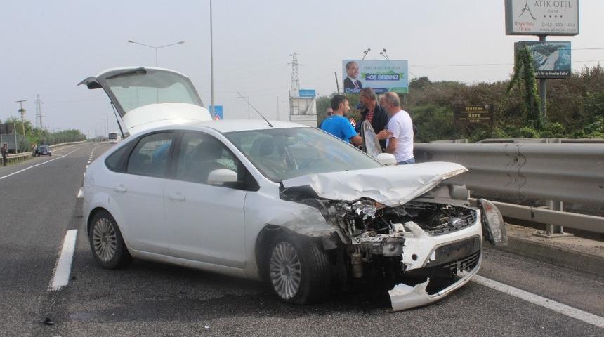 Ordu-Samsun sınırında kaza: 3 yaralı