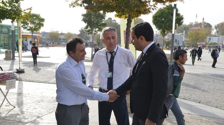 Başkan Bah&ccedil;eci: "Halkla i&ccedil; i&ccedil;e olmak en b&uuml;y&uuml;k zenginliğimiz"