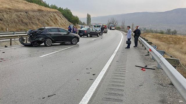 Kastamonu’da 5 aracın karıştığı zincirleme kaza: 6 yaralı