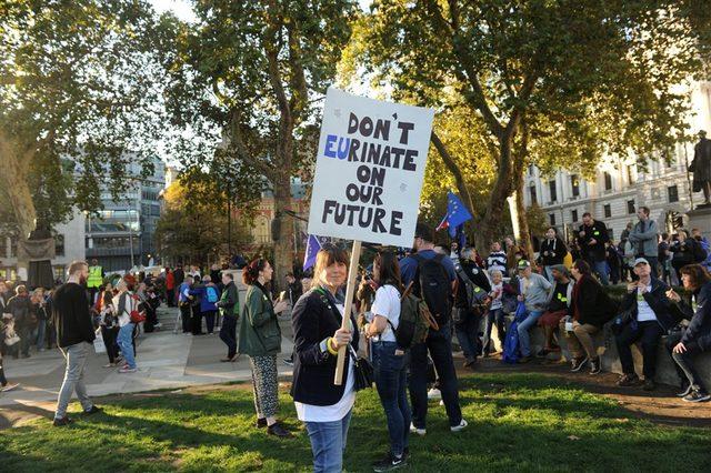Brexit karşıtları Londra’da miting düzenledi / FOTOĞRAFLAR