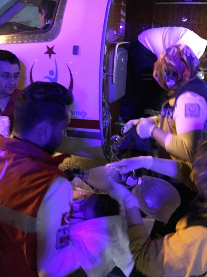 Duran kalbi çalıştırılan bebek, ambulans uçakla İstanbul�a gönderildi